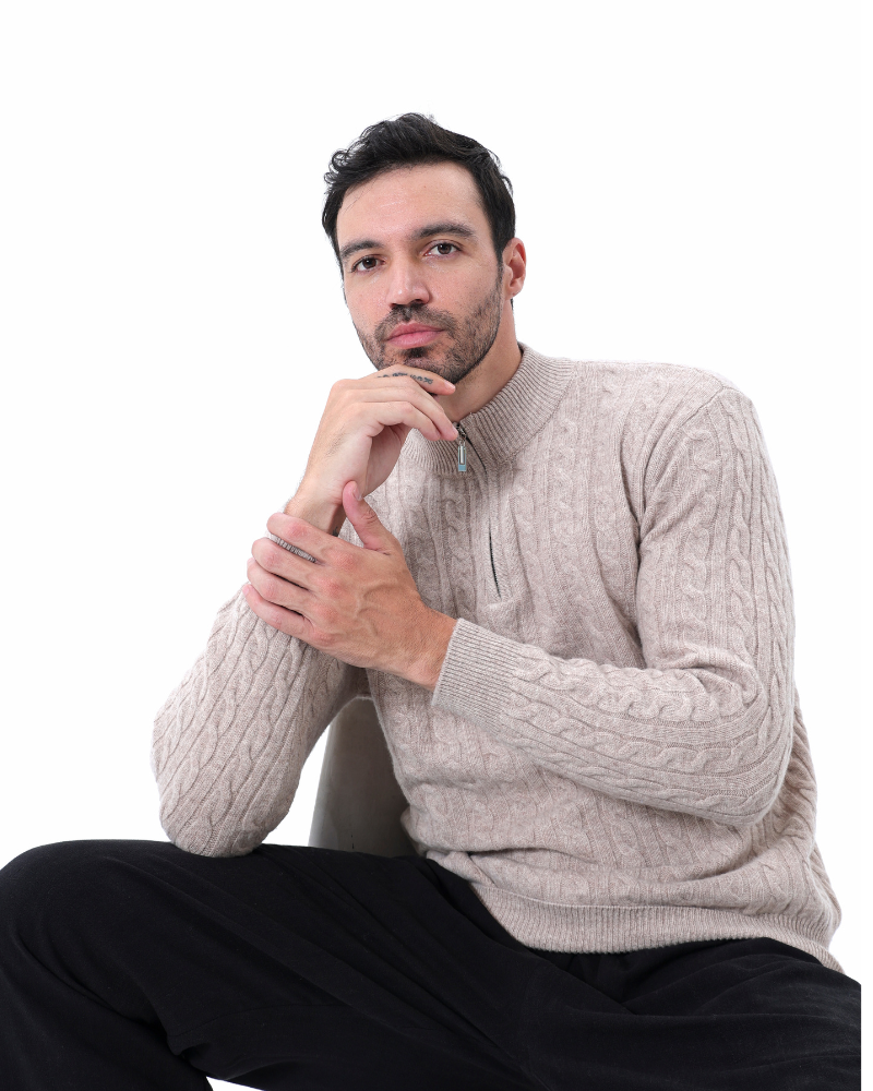 Nordè™ | Mezza Zip in Cashmere